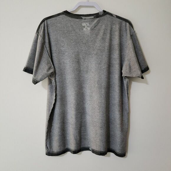 UFC Fighting Mens Camo Short Sleeve Crew Neck T-Shirt Grey Cotton-Blend Size L - Picture 5 of 8